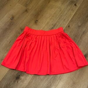 Kate Spade Pink Dive Right In Pleated Swim Skirt Large